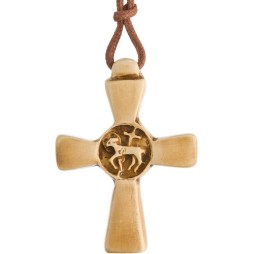 Croix avec l'Agneau (avec lacet)