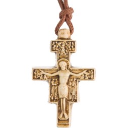 Croix de Saint François (avec lacet)