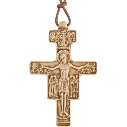 Croix de Saint François (avec lacet)