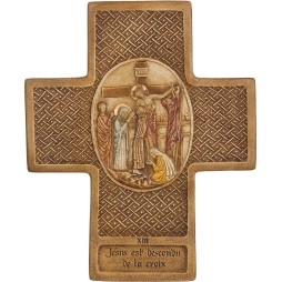 Jésus est descendu de la croix et confié à sa mère