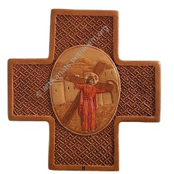 Jésus est chargé de sa croix