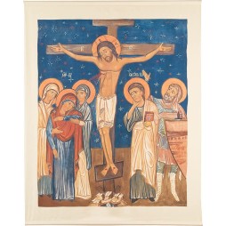 Crucifixion (fond bleu)