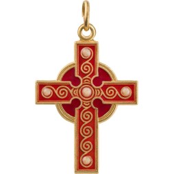 Croix avec entrelacs