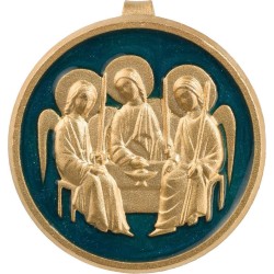 Sainte Trinité (relief, Laiton Doré)