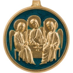 Sainte Trinité (relief, Laiton Doré)
