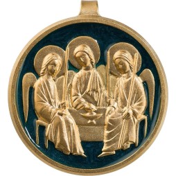 Sainte Trinité (relief, Laiton Doré)