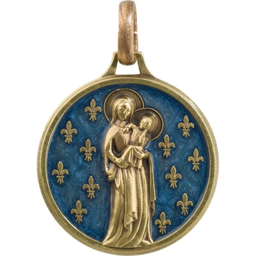 Vierge aux Lys (Patine Bronze)
