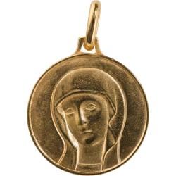 Visage de la Vierge (Plaqué Or)