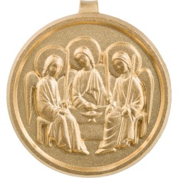 Sainte Trinité (relief, Laiton Doré)