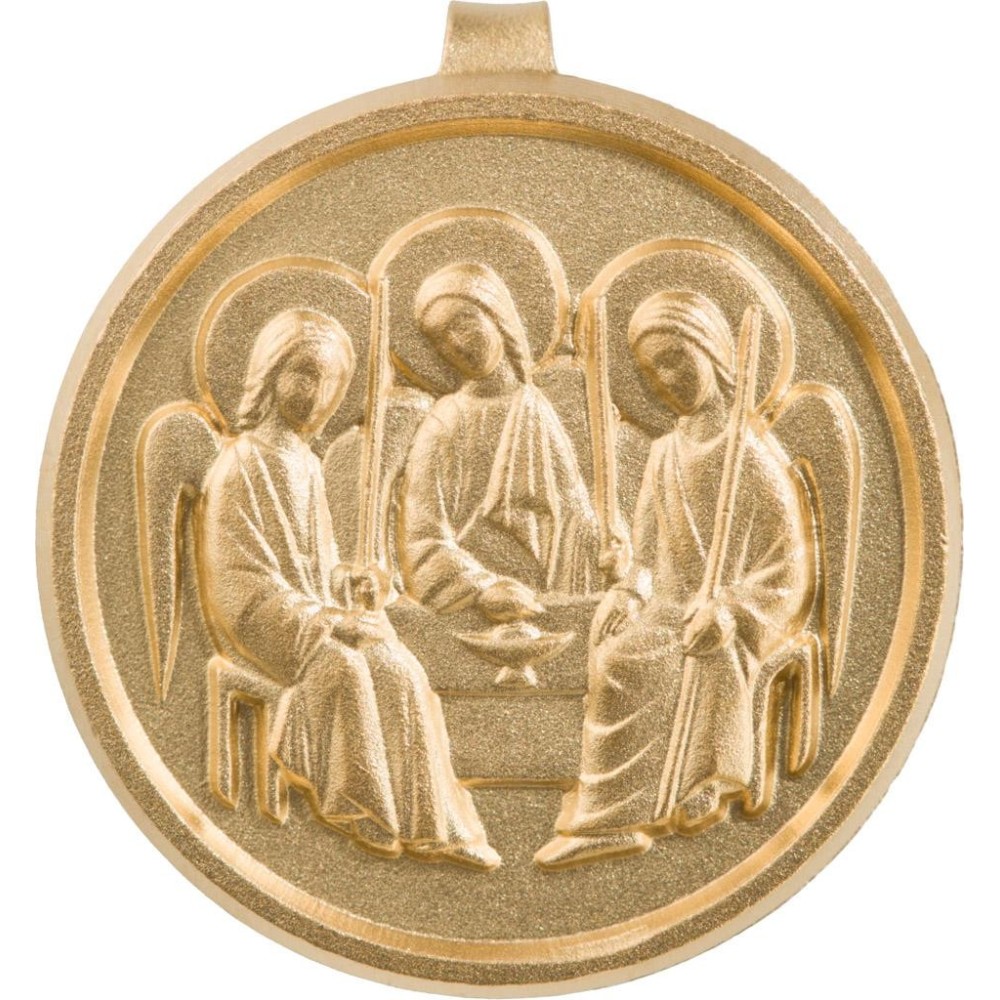 Sainte Trinité (relief, Laiton Doré)