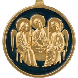 Sainte Trinité (relief, Laiton Doré)