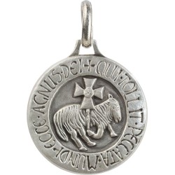 Agneau de Cluny (relief, Vieil Argent)