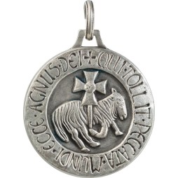 Agneau de Cluny (relief, Vieil Argent)