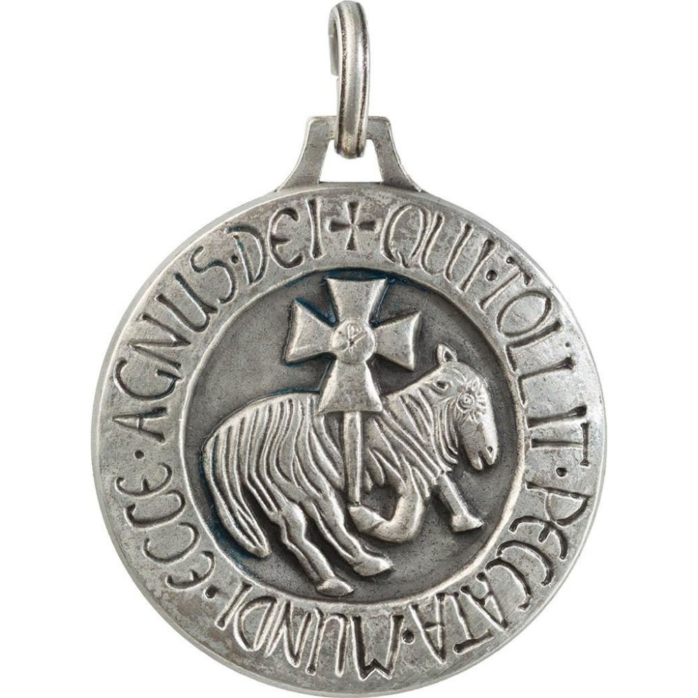 Agneau de Cluny (relief, Vieil Argent)