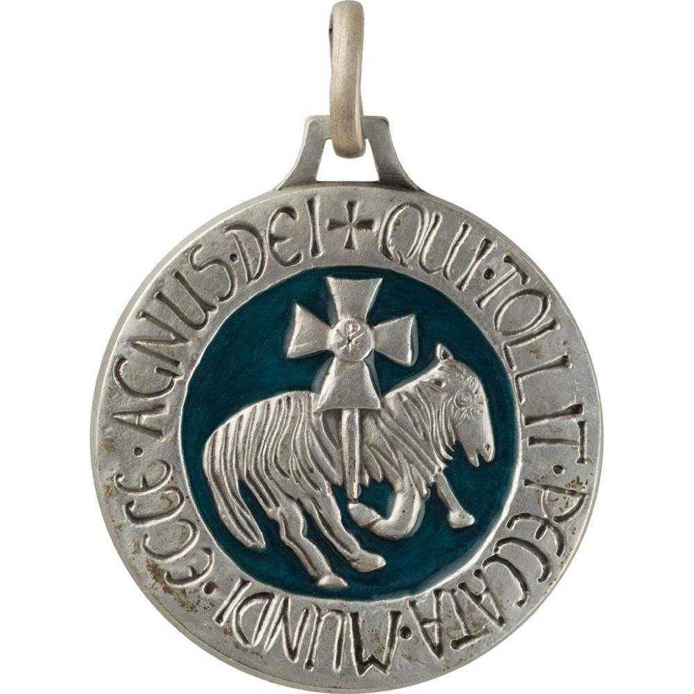 Agneau de Cluny (relief, Vieil Argent)