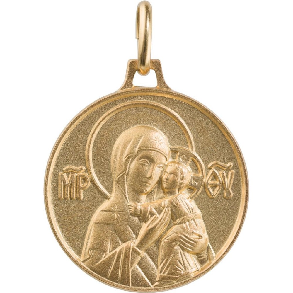 Vierge Eleousa (Laiton Doré)