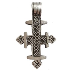 Croix Ethiopienne en étain