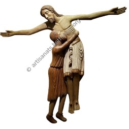 Christ et Nicodème en dolomie (sans croix)
