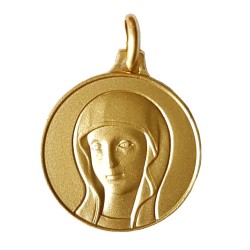 Visage de la Vierge (Laiton Doré)