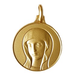 Visage de la Vierge (Laiton Doré)