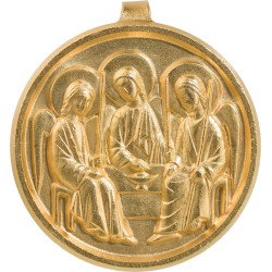 Sainte Trinité (relief, Laiton Doré)