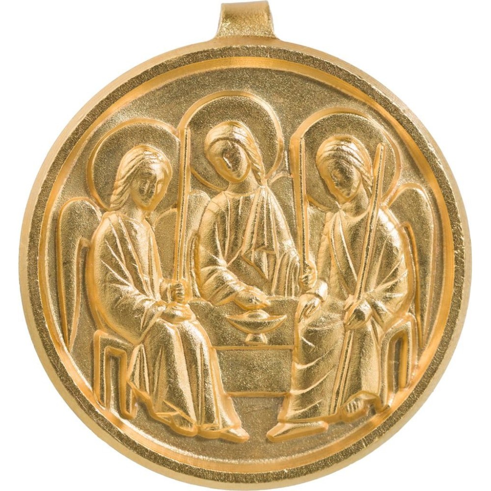 Sainte Trinité (relief, Laiton Doré)