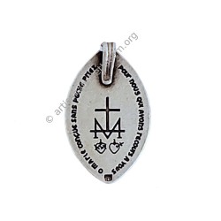 Médaille Miraculeuse (cloisonnée, Vieil Argent)