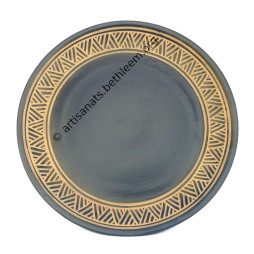 Assiette plate n°2 / Triangle