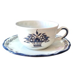 Tasse + soucoupe à déjeuner