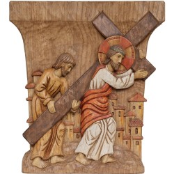 Jésus est aidé par Simon de...