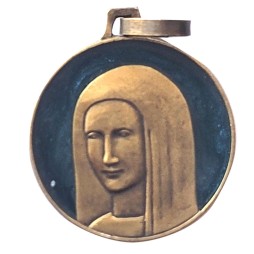 Vierge Anastasis, Bronze, Emaillé Bleu