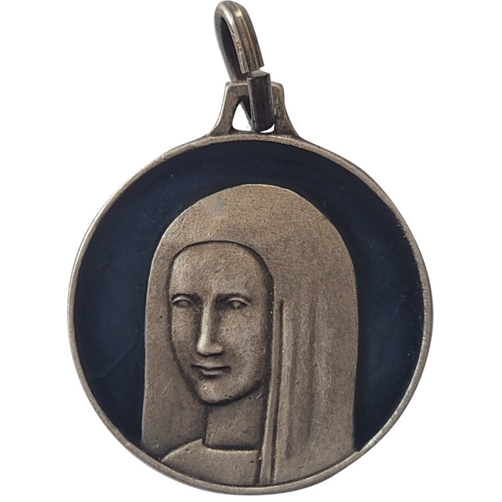 Vierge Anastasis, Vieil Argent, Emaillé Bleu Vierge Anastasis, Vieil Argent, Emaillé Bleu