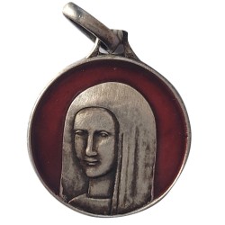 Vierge Anastasis, Argent Massif, Emaillé rouge