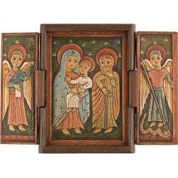 Sainte Famille avec Archanges Gabriel et Michel Sainte Famille avec Archanges Gabriel et Michel