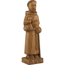Saint François (bois, 14cm)