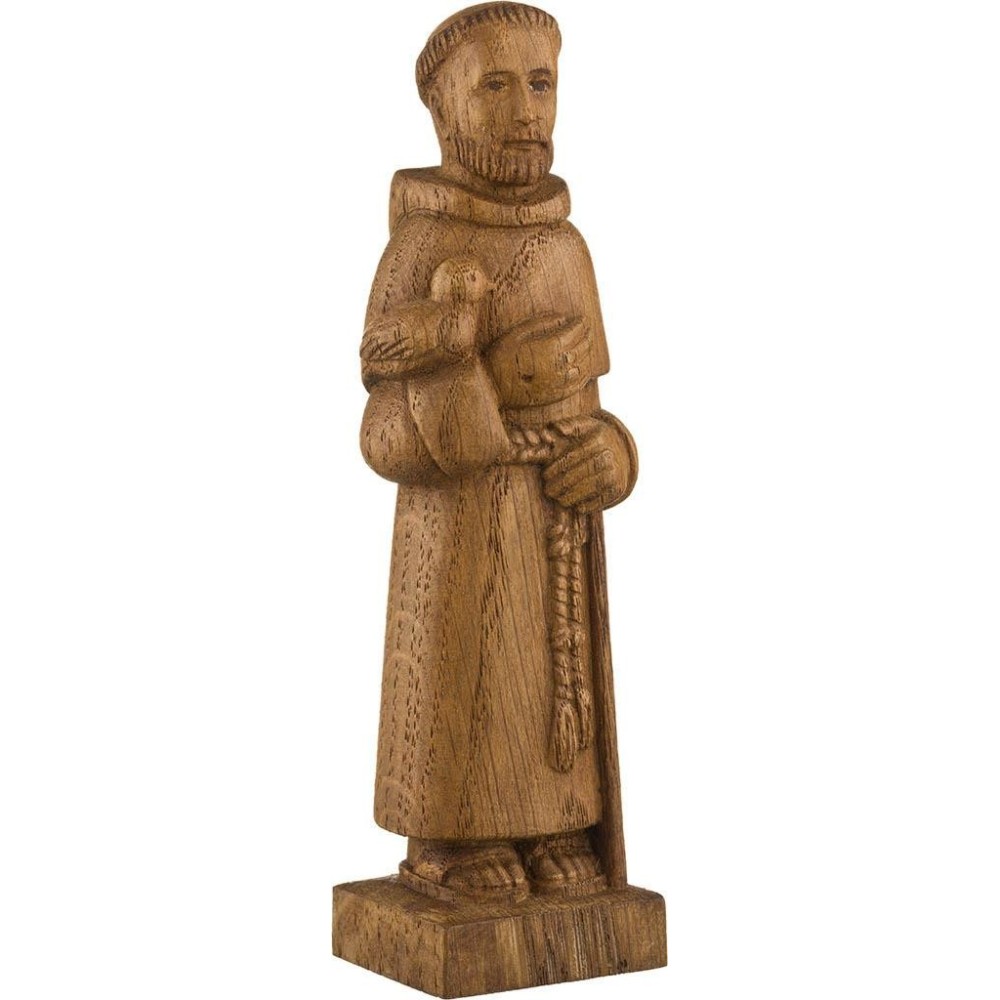 Saint François (bois, 14cm)