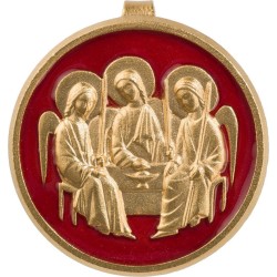 Sainte Trinité (relief, Laiton Doré)