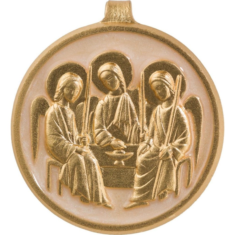 Sainte Trinité (relief, Laiton Doré)