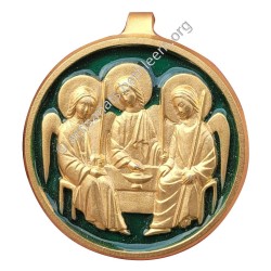 Sainte Trinité (relief, Laiton Doré)