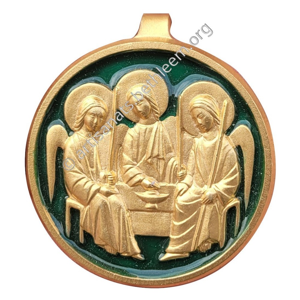 Sainte Trinité (relief, Laiton Doré)