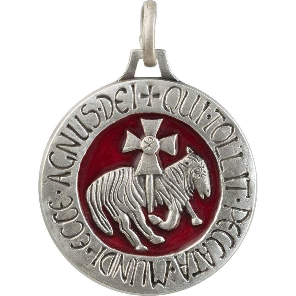 Agneau de Cluny (relief, Vieil Argent)