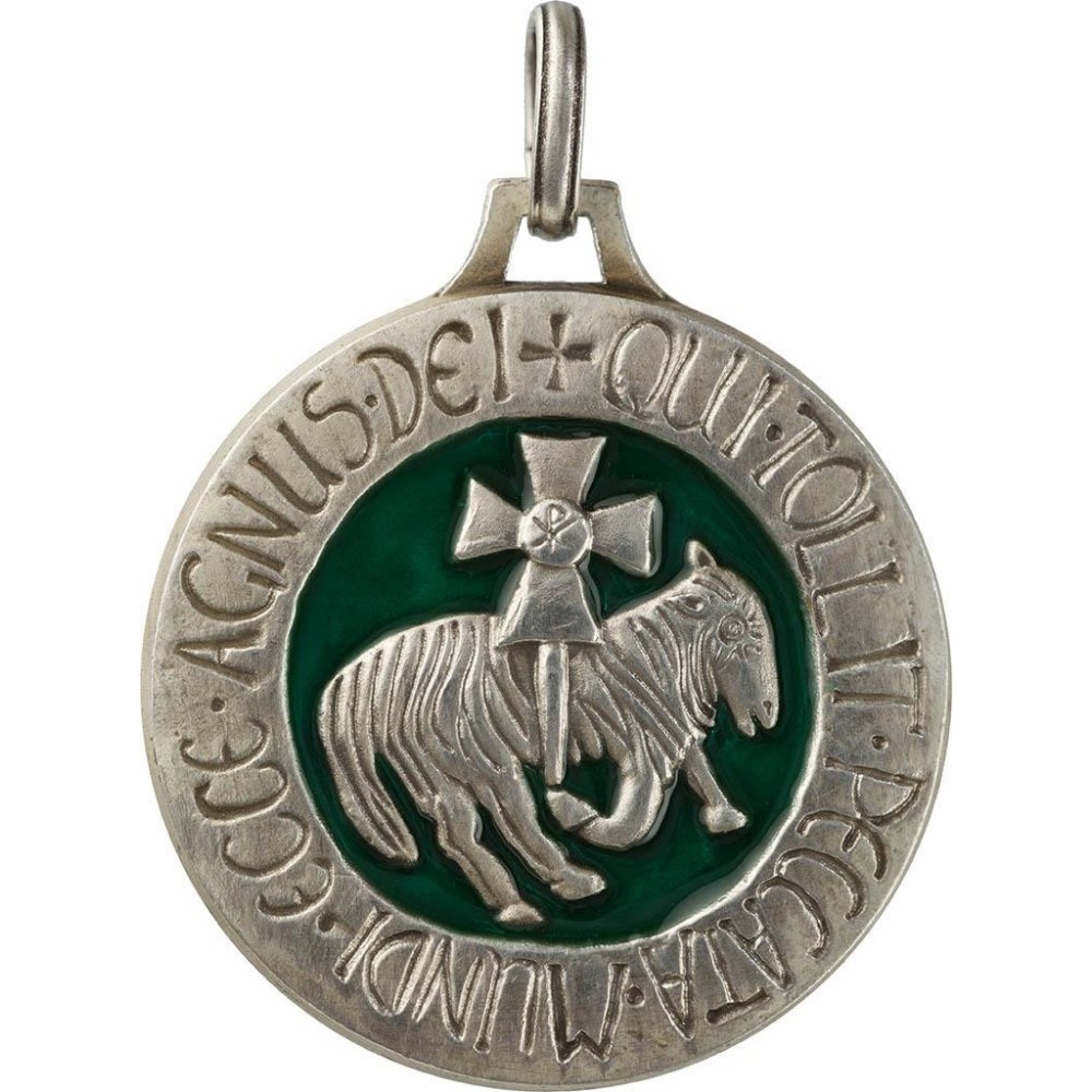 Agneau de Cluny (relief, Vieil Argent)