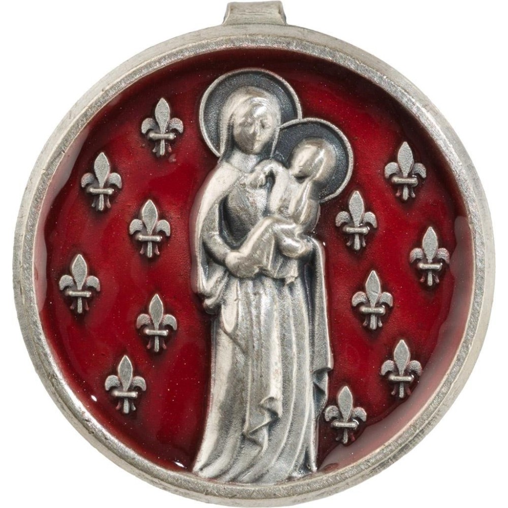 Vierge aux Lys (Argent Massif)