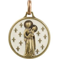 Vierge aux Lys (Patine Bronze)