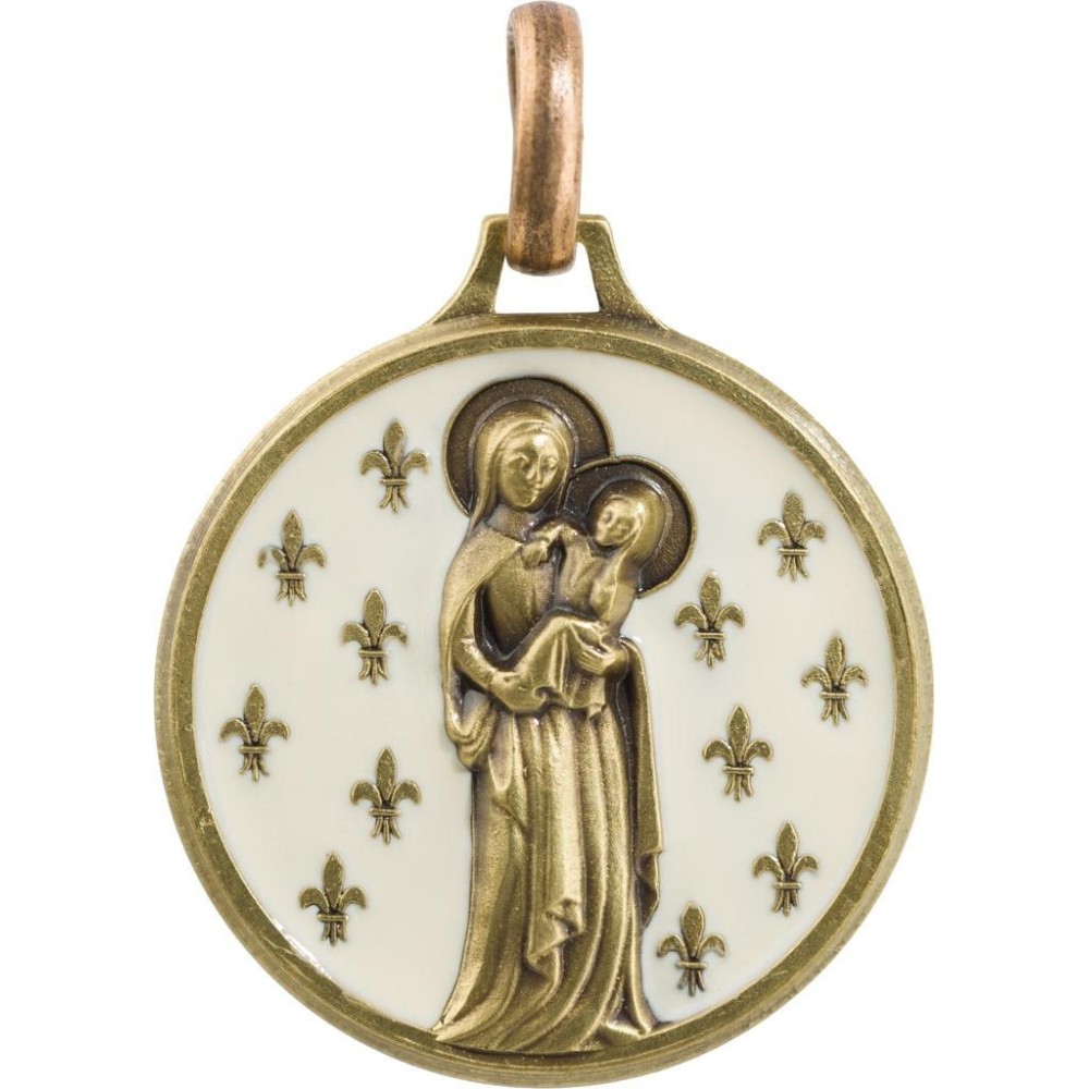 Vierge aux Lys (Patine Bronze)