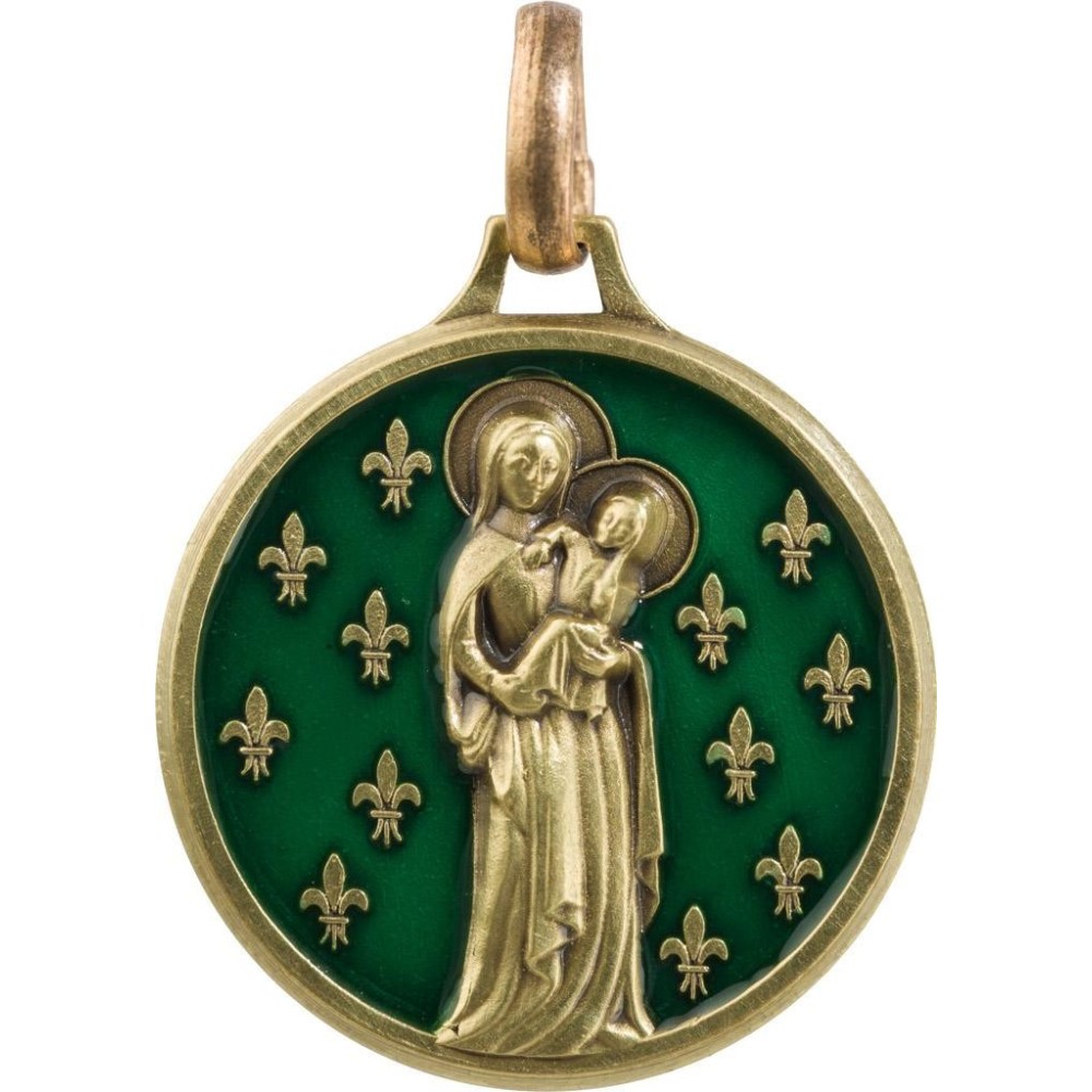 Vierge aux Lys (Patine Bronze)