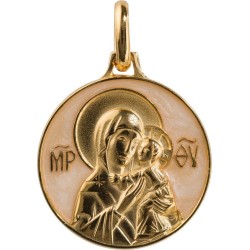 Vierge Eleousa (Plaqué Or)