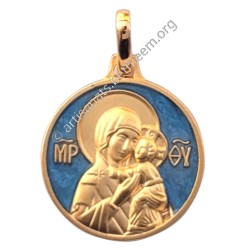 Vierge Eleousa (Plaqué Or)