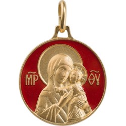 Vierge Eleousa (Laiton Doré)