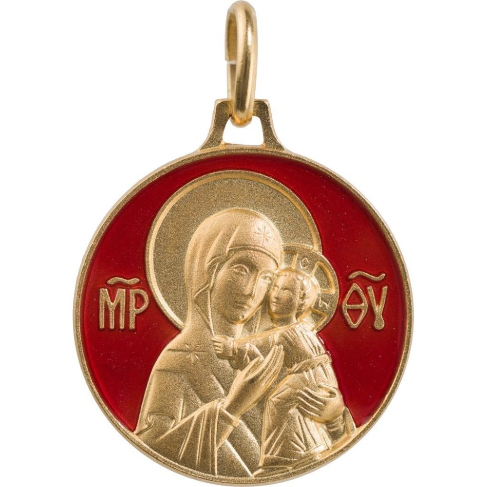 Vierge Eleousa (Laiton Doré)